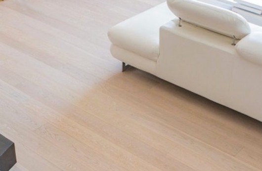 Pavimento in legno Plancia Rovere bianco Caldo verniciato opaco