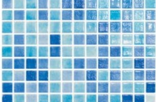 Mosaico Cobalto Mix 2,5x2,5 semilucido