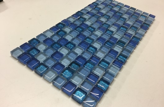 Mosaico glitter blu 1,5x1,5
