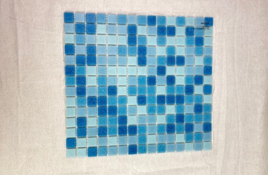 Mosaico in fibra di vetro MIX ACQUAMARINA 30x30 spessore 4 mm