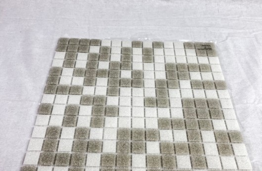 Mosaico in fibra di vetro MIX TORTORA 30x30 spessore 4 mm