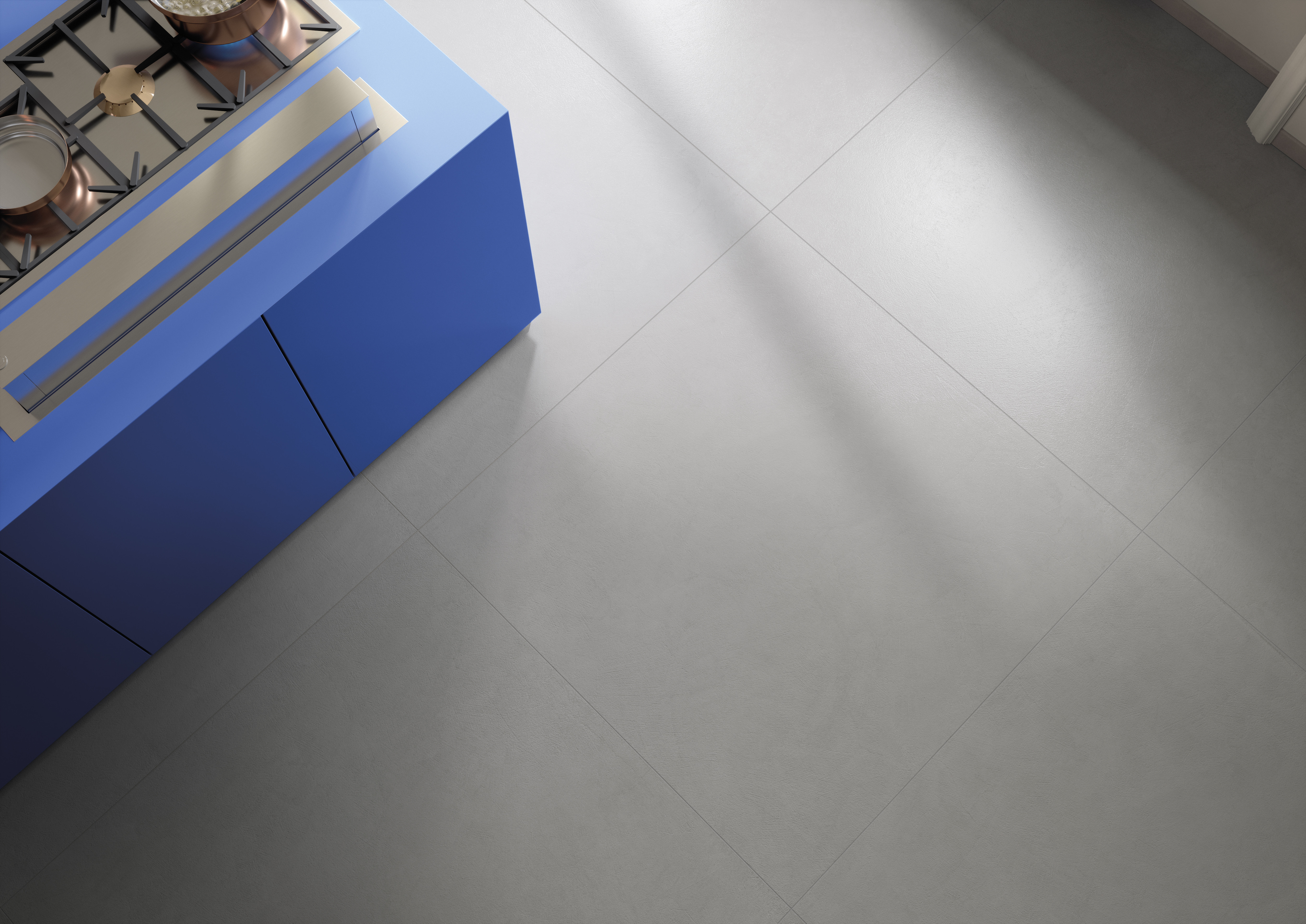 Pavimento in gres porcellanato ESTERNO effetto Resina colore Grigio