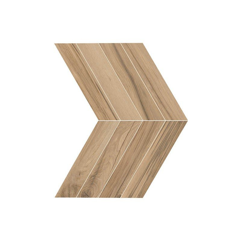 Decoro Chevron Mono Quercia Recuperata serie Provoak 29,4x34 cm