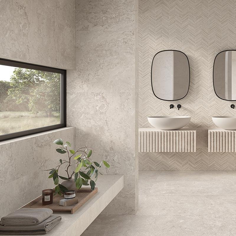 Pavimento e Rivestimento in gres Unique Bourgogne Gris Variée by Provenza