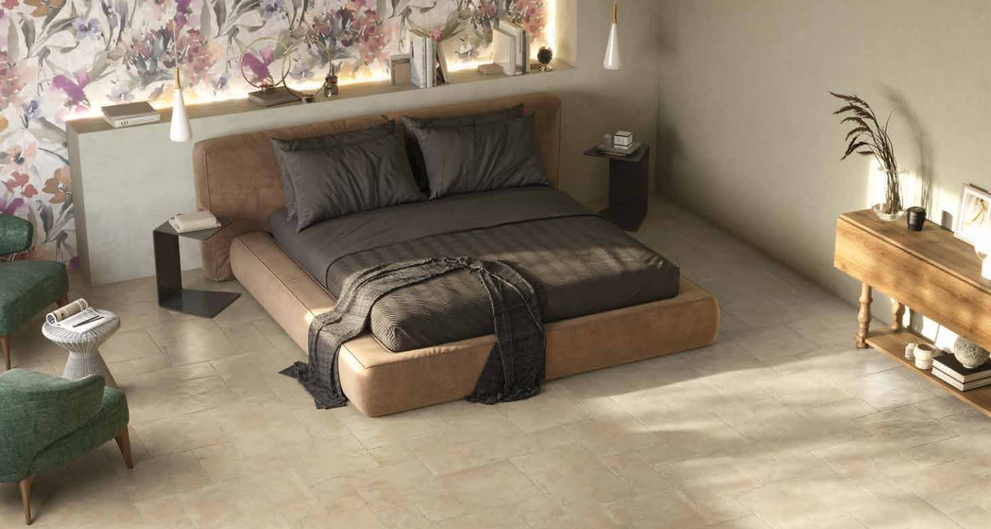 Pavimento in gres porcellanato LASCA BEIGE 40x40 cm