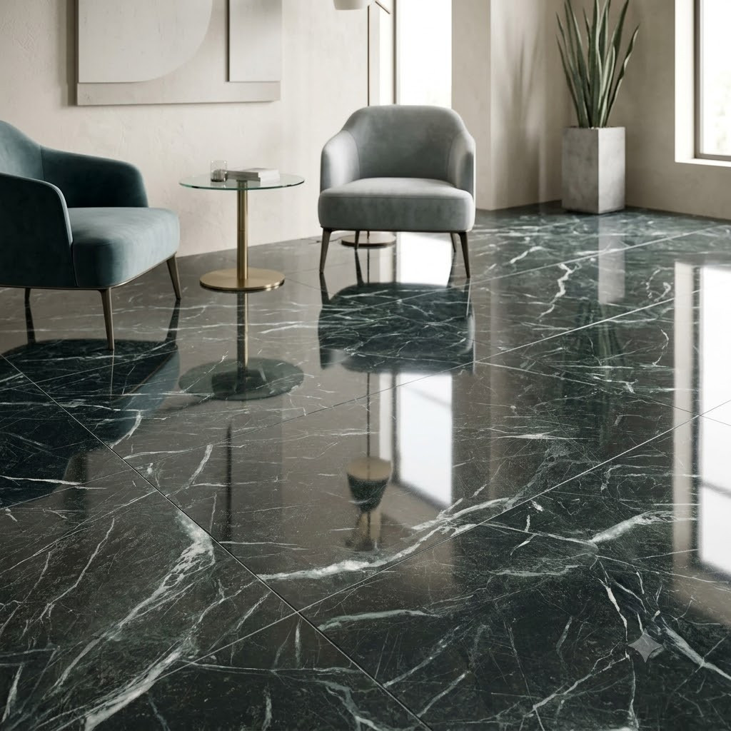 Lastra In Gres Emilceramica Tele di Marmo Revolution Verde Saint Denis Full Lappato