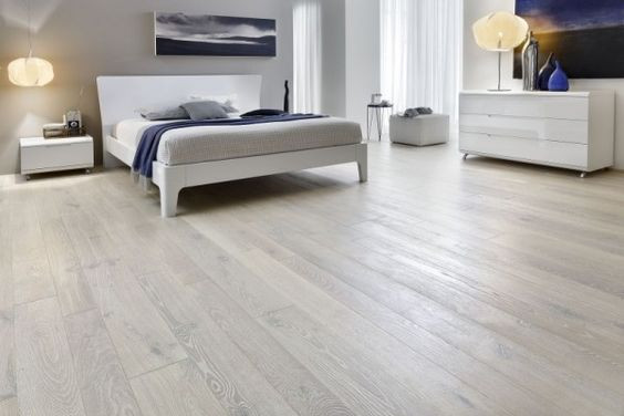 Pavimento in vinilico SPC-Clip Rovere Sbiancato spessore 5 mm