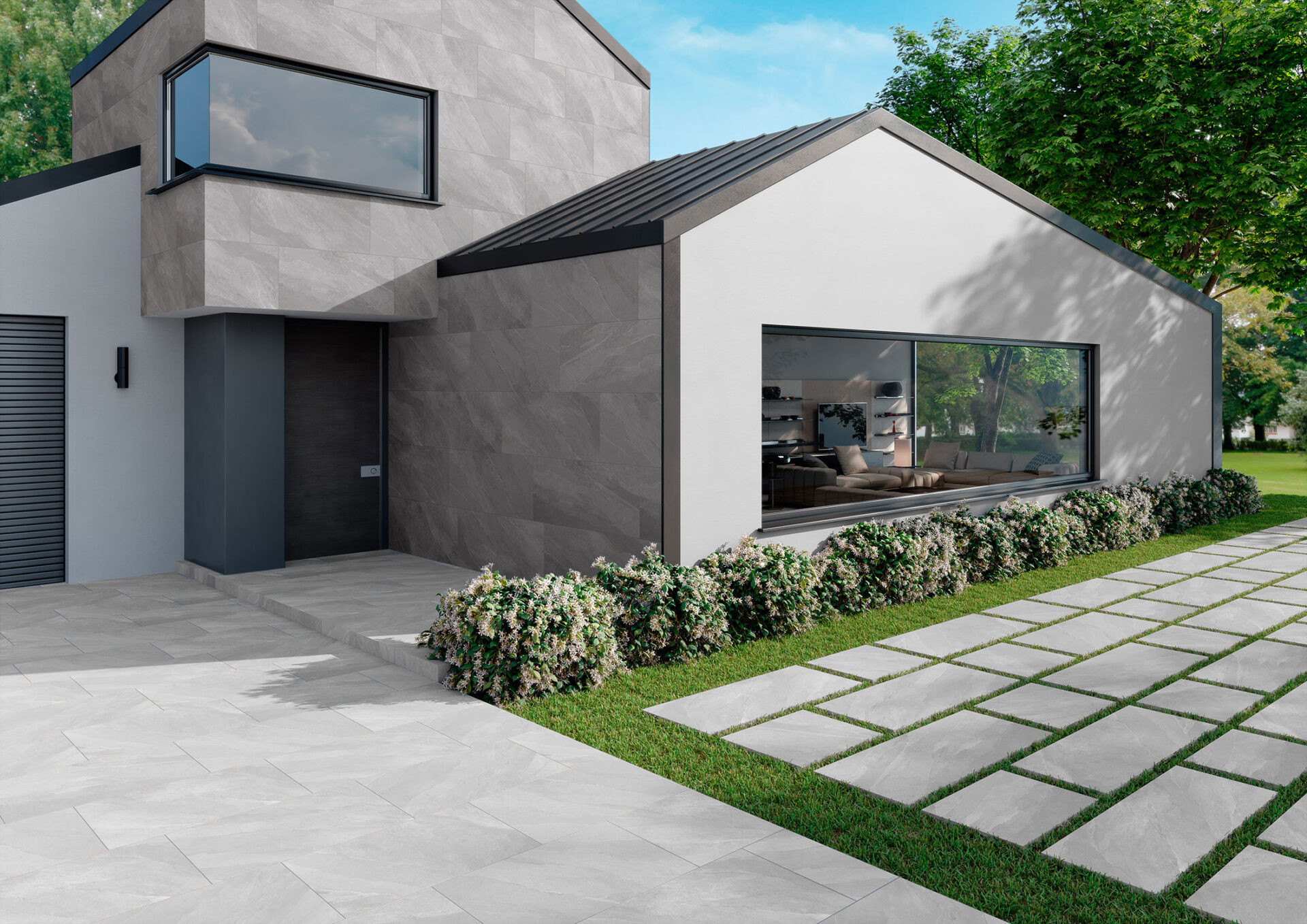 Gres per esterno serie TITANO by SAIME CERAMICHE Grigio