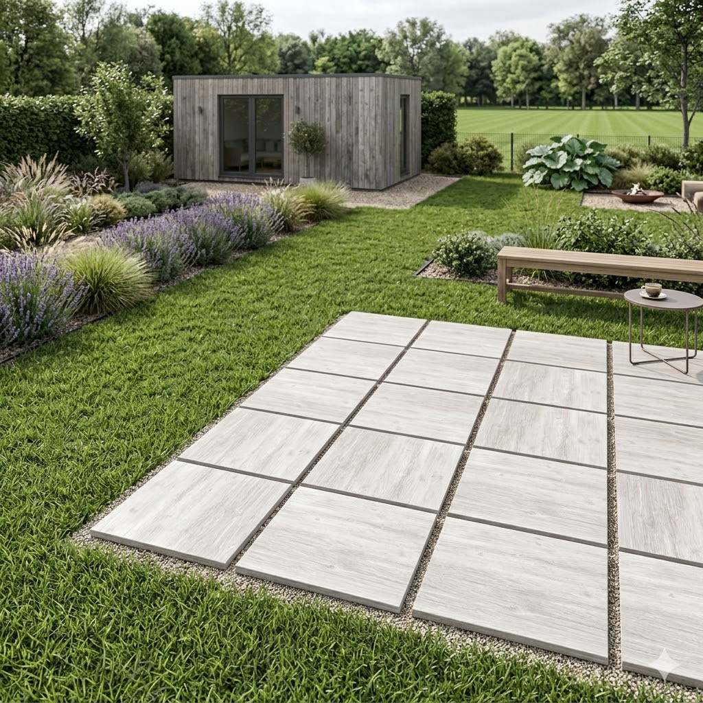 Pavimento galleggiante in gres porcellanato effetto legno HDV205 60x60 by Del Conca 1° SCELTA
