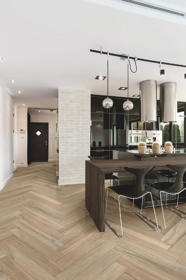 Pavimento in gres porcellanato effetto legno BAITA NOCCIOLA 17.7x61.5 cm per esterno