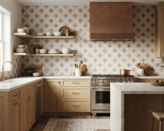 Cementine in gres serie OPUS MULTICOLOR BEIGE A 20x20 by Casalgrande Padana