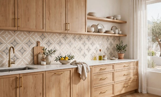 Cementine in gres serie OPUS MULTICOLOR BEIGE D 20x20 by Casalgrande Padana
