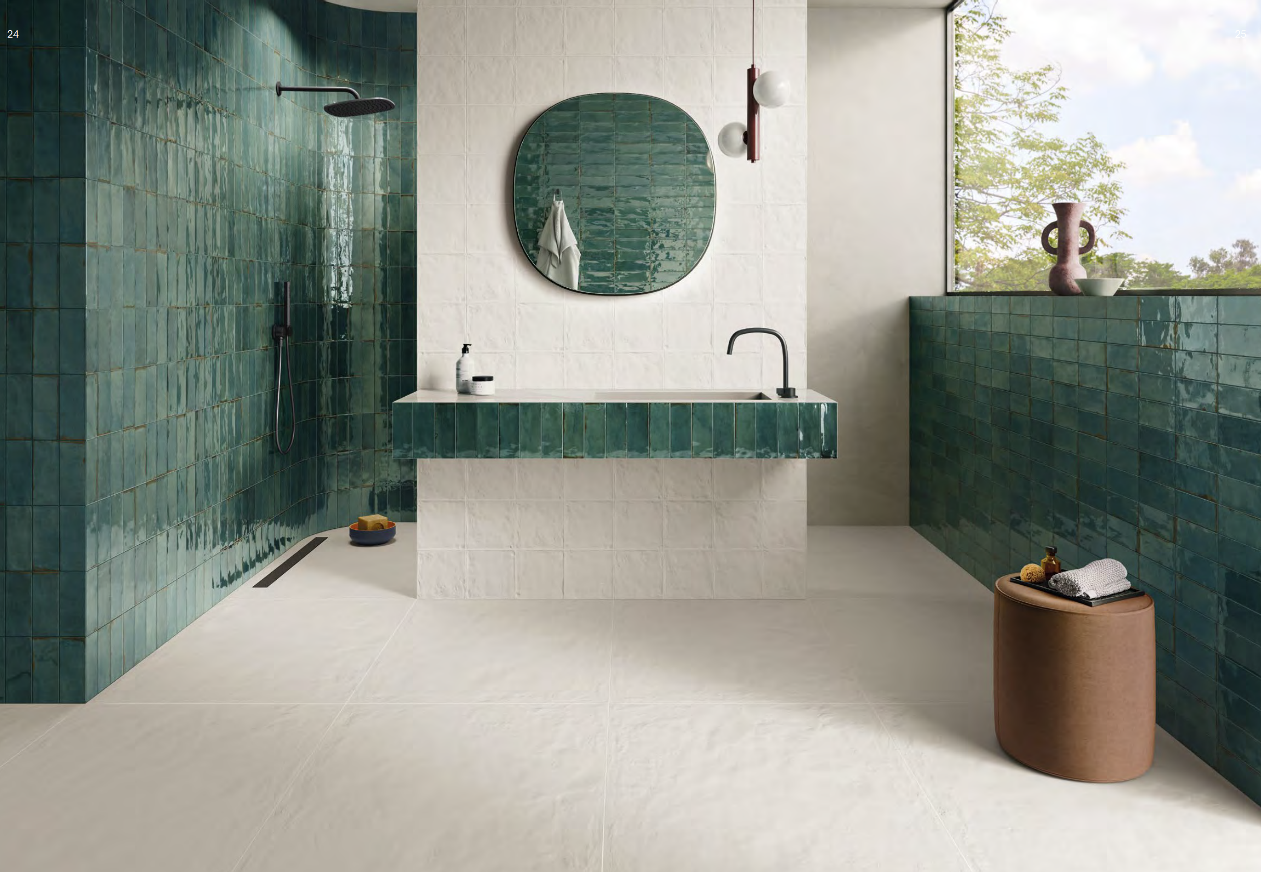 Rivestimento Majolica Lux Azure Lux serie Forme by Emilceramica
