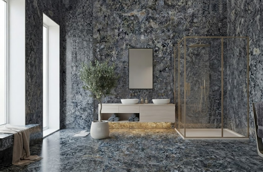 Lastre 120X278 Grande Marble BlueGrey Marazzi OCCASIONE