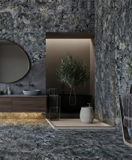 Lastre 120X278 Grande Marble BlueGrey OPACO Marazzi OCCASIONE