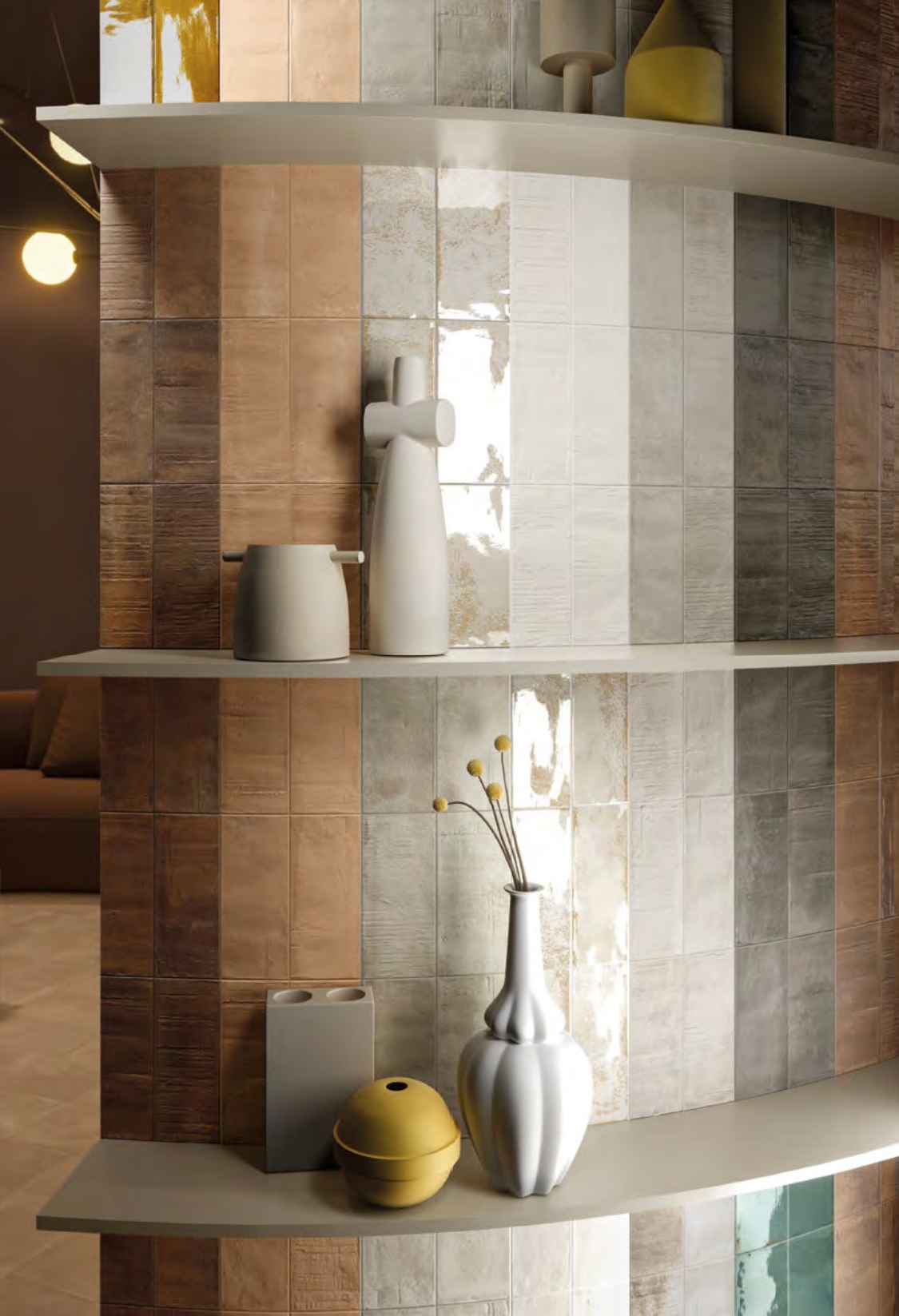 Brick Naturale in gres porcellanato serie Forme Rosato by Emilceramica