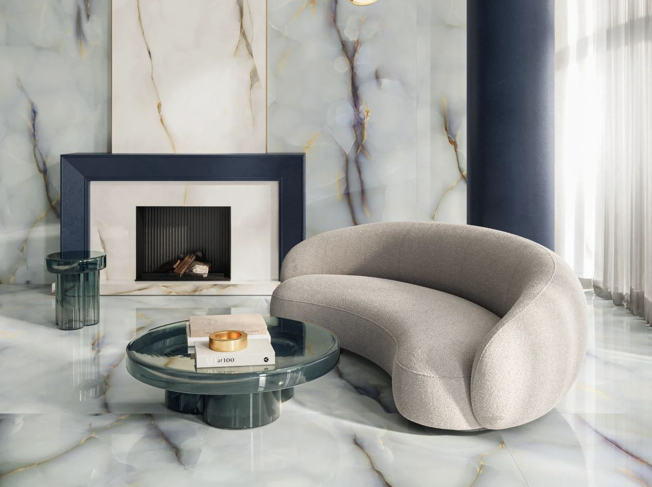 Gres Tele di Marmo Pure Onyx Turchese by Emilceramica