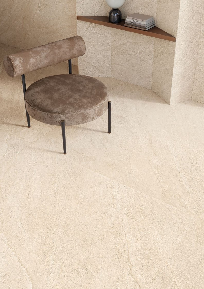 Pavimento e rivestimento in gres porcellanato serie Pietra di Orosei Corda by Provenza