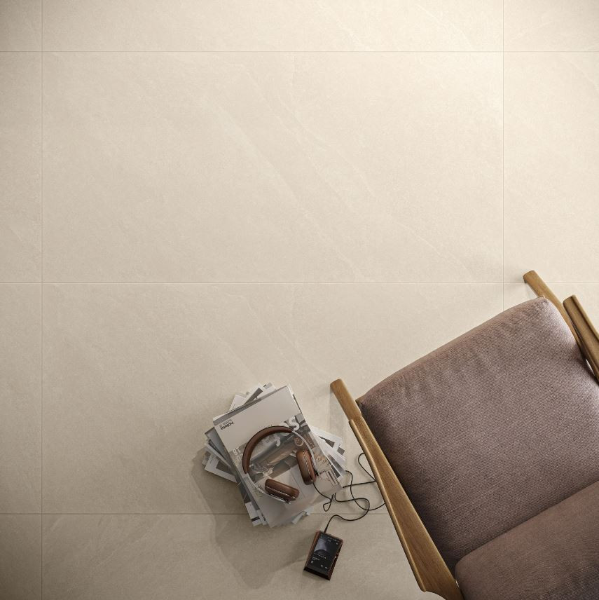 Pavimento e rivestimento in gres porcellanato Era Crema R10 by Casalgrande Padana