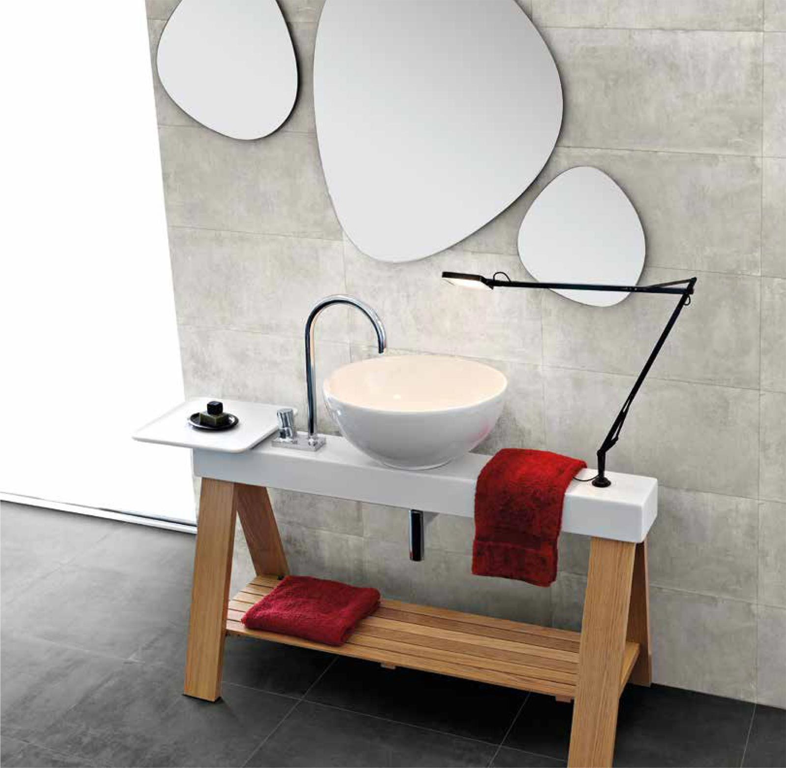 Pavimento in gres porcellanato serie CULT colore WHITE by Bertolani Pavimenti