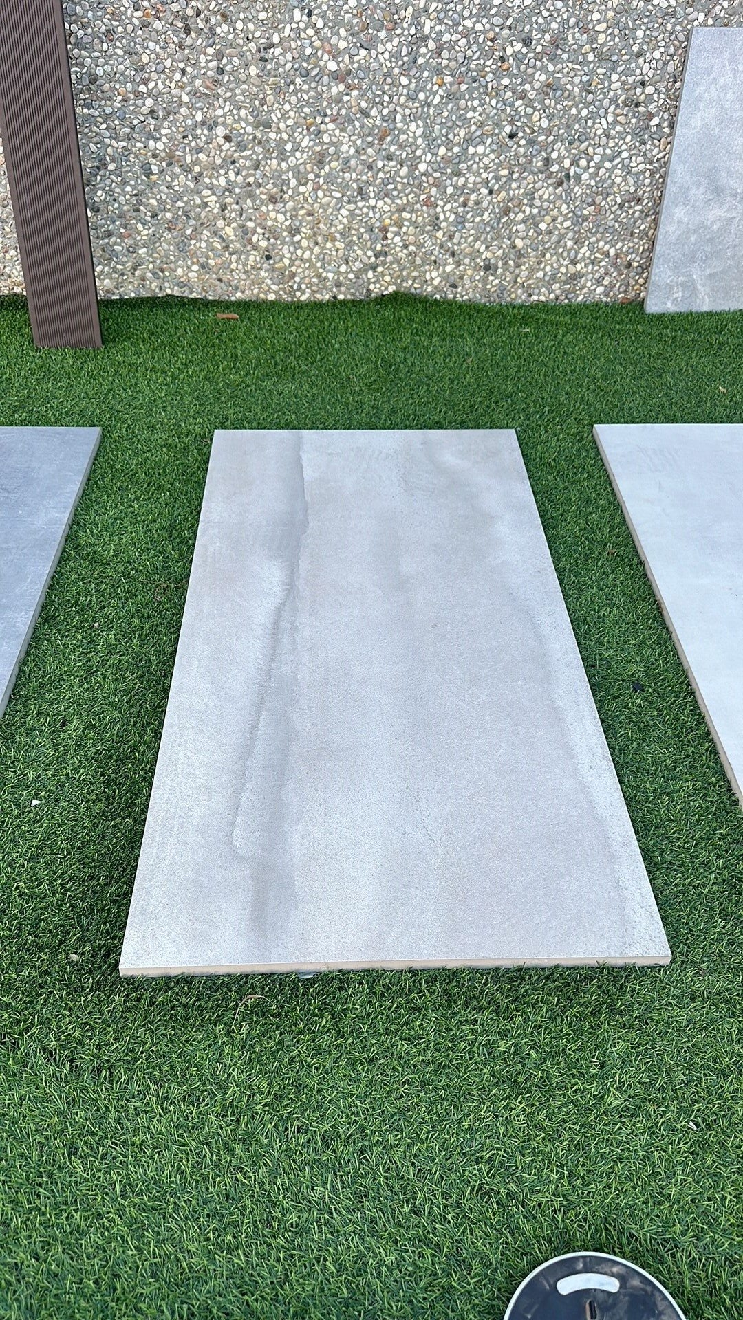 Pavimento in gres porcellanato galleggiante 2 cm CEMENT GREY 60x120 cm