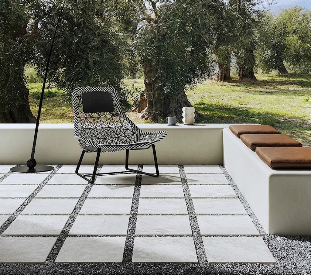 Pavimento galleggiante in gres porcellanato effetto pietra HLA210 60x60 by Del Conca 1° SCELTA