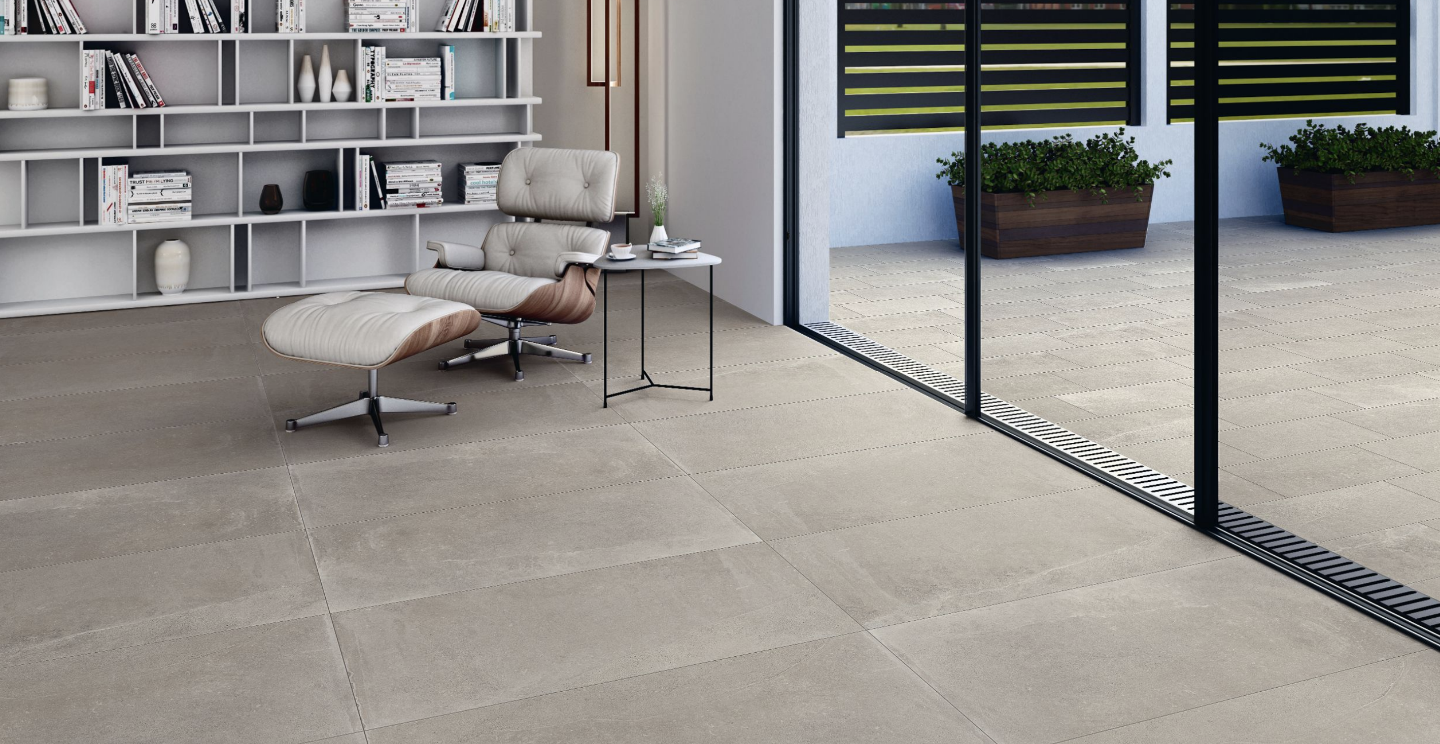 Pavimento e rivestimento in gres porcellanato serie ETICA Grey R10 per interno by Bertolani