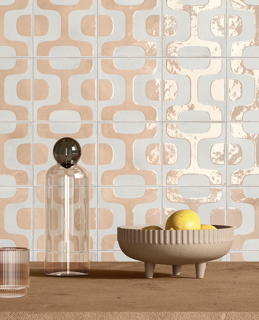 Pavimento e rivestimento in gres serie MANUFATTI decoro IPANEMA 20x20 by Del Conca