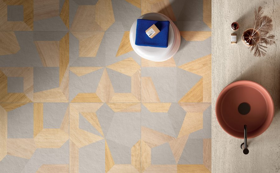 Pavimento in gres porcellanato serie NATIVE FEELING ARGILLA 60x60 by Del Conca