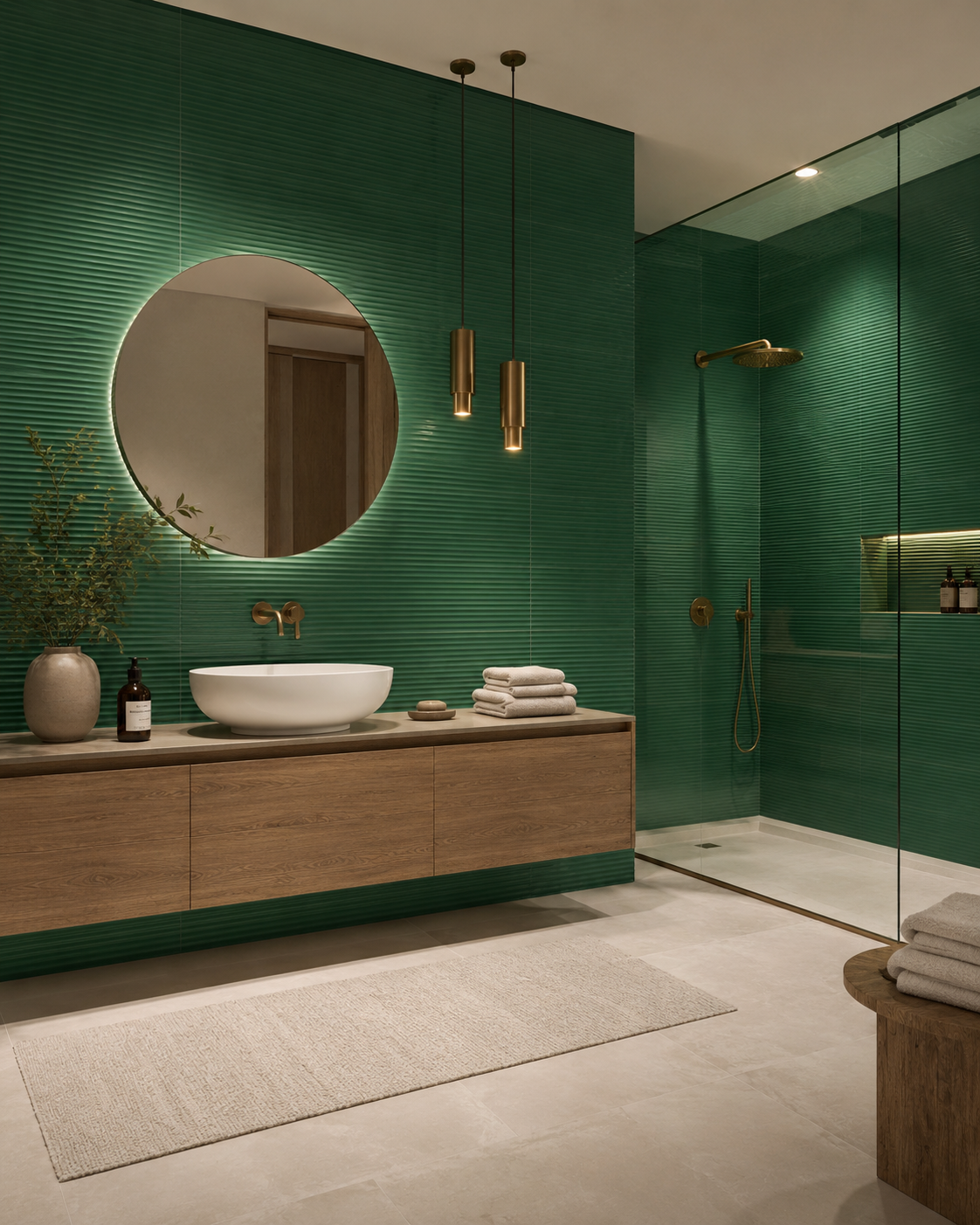 Rivestimento in pasta bianca 3D Forest Fingers serie BLISS by Marazzi