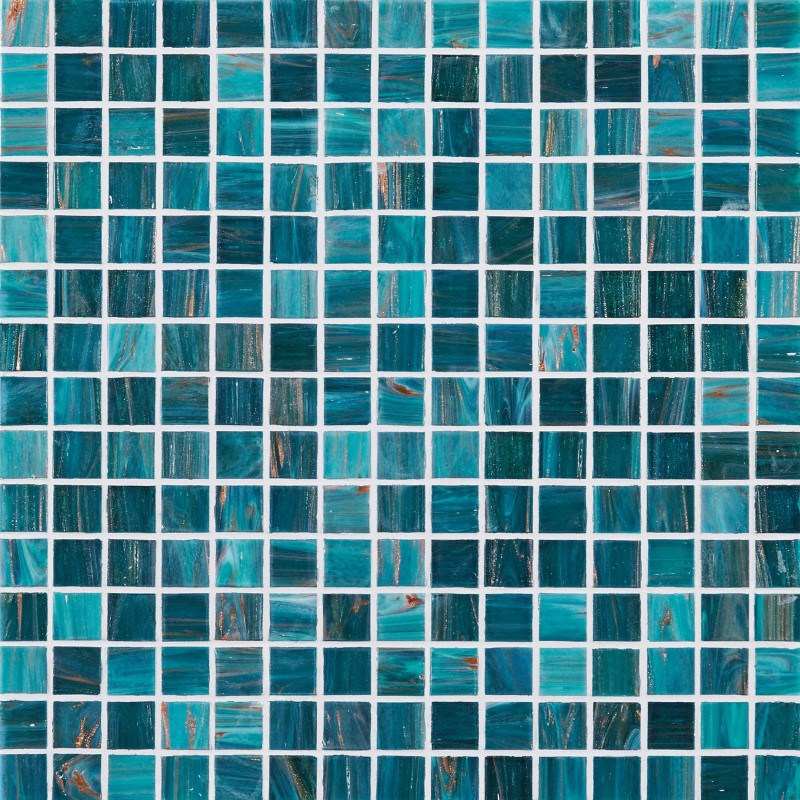 Mosaico serie Gold/Bronze ACQUAMARINA SCURO