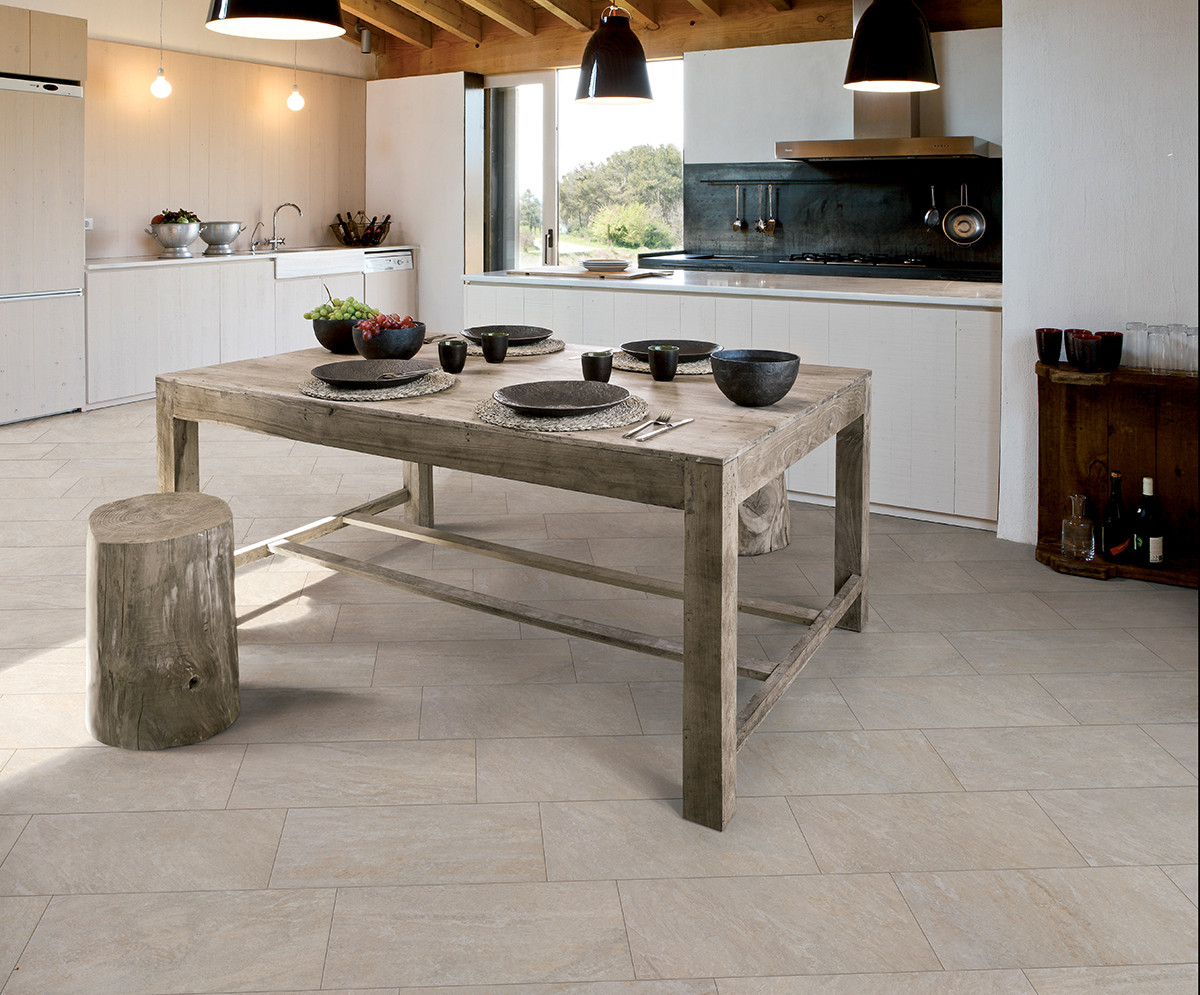 Pavimento e rivestimento in gres porcellanato Calcare serie Cosmos by Saime Ceramica