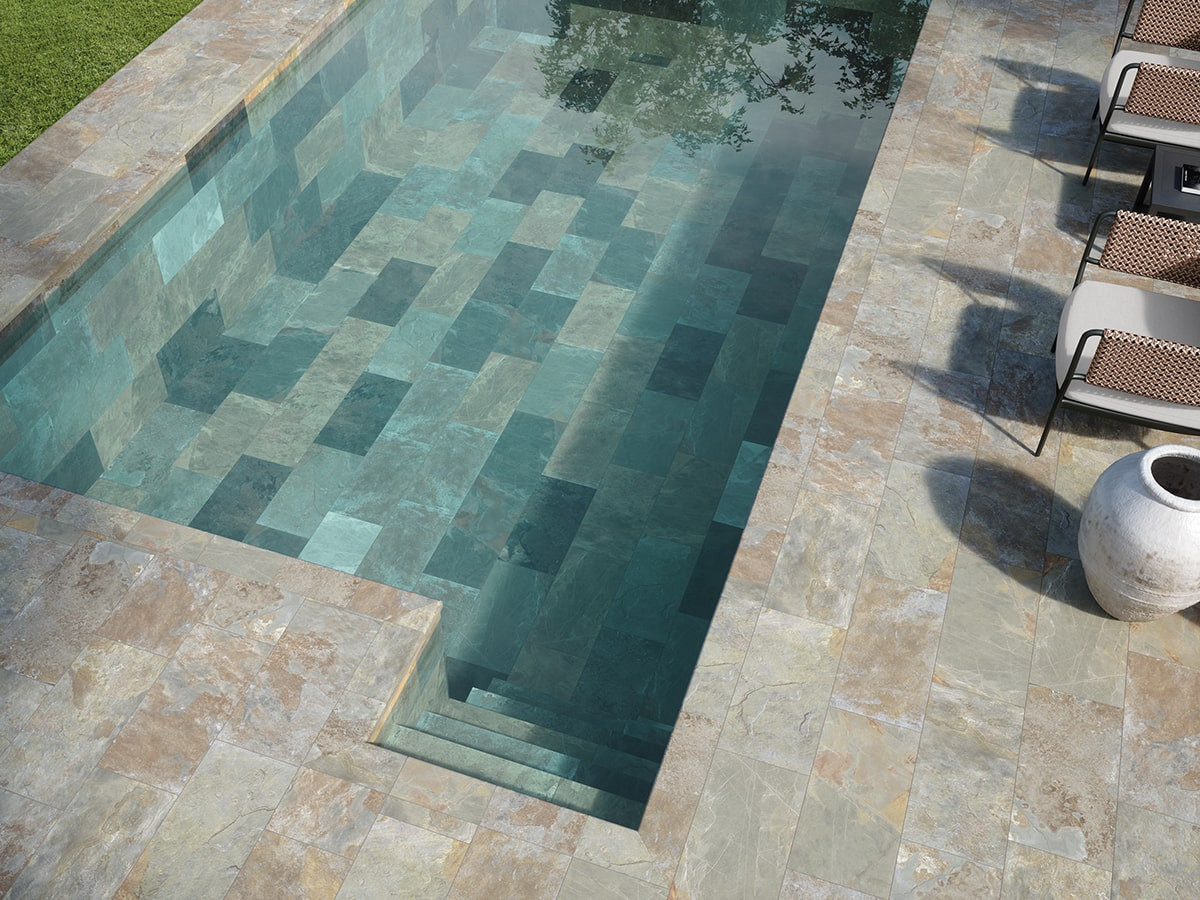 Pavimento e rivestimento in gres porcellanato Canyon Naturale serie Phoenix by Saime Ceramica