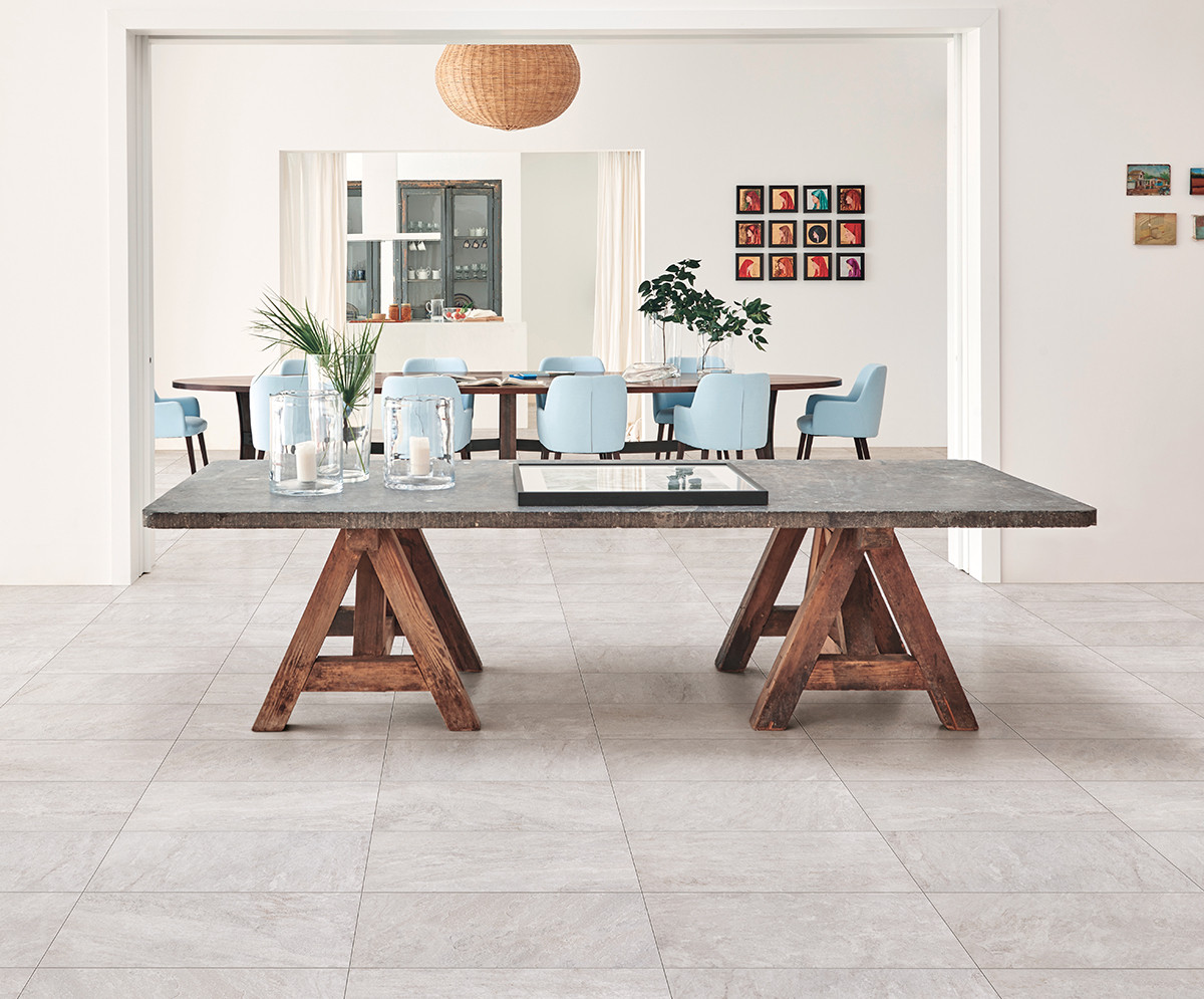 Pavimento e rivestimento in gres porcellanato Gesso Grip serie Cosmos by Saime Ceramica