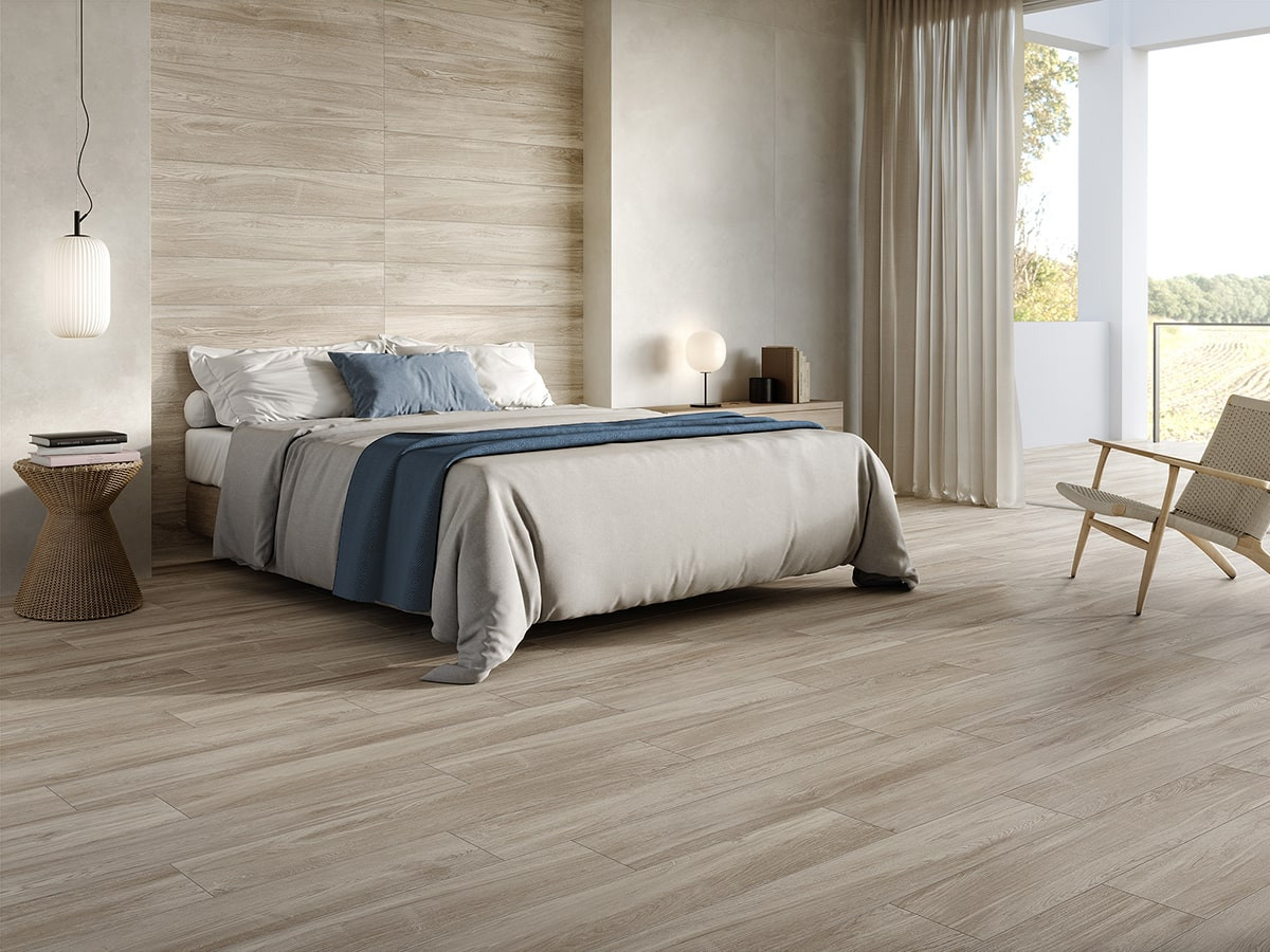 Pavimento e Rivestimento in gres porcellanato Bianco serie TUNDRA By Saime Ceramica