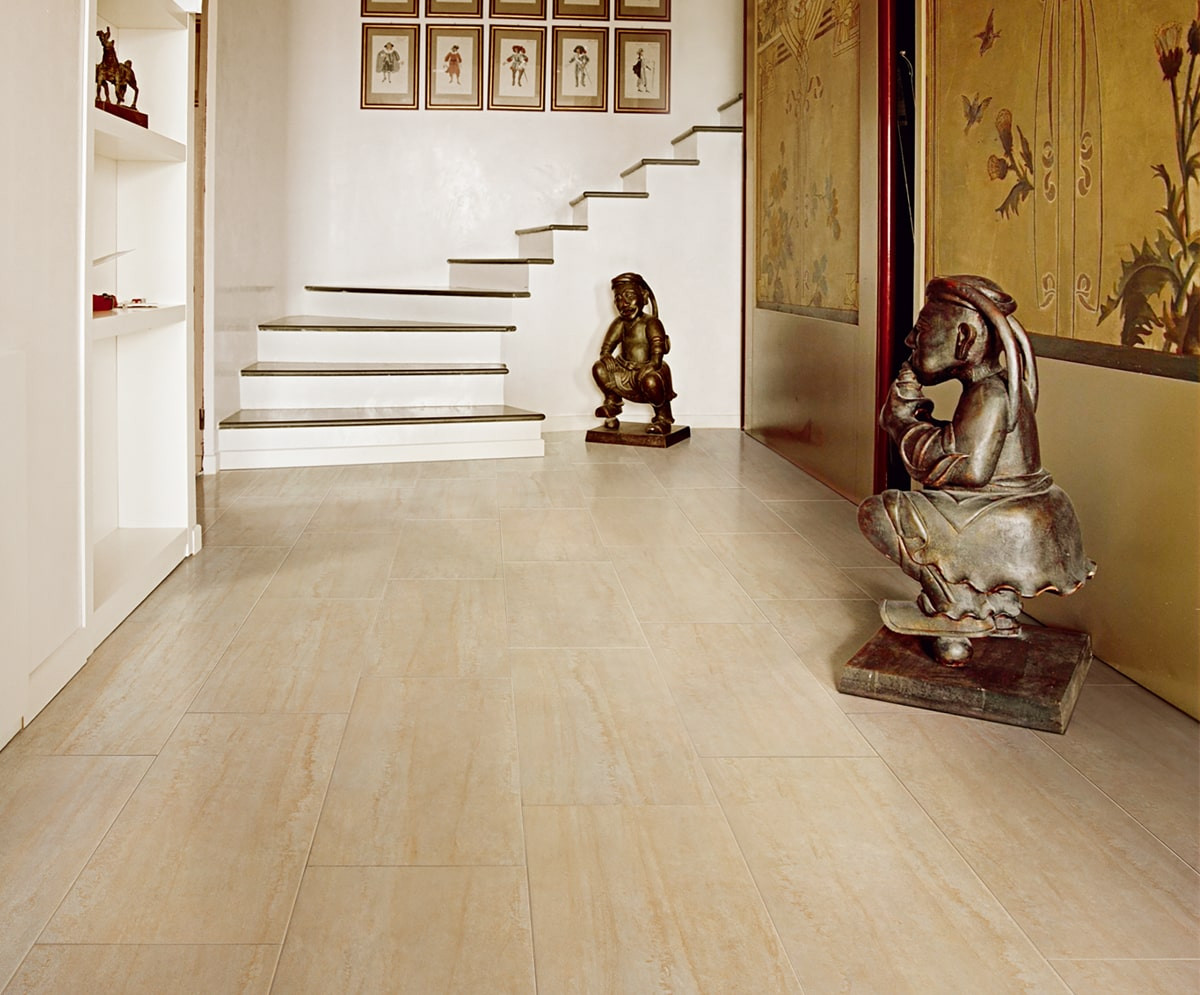 Pavimento e rivestimento in gres porcellanato Beige Naturale serie Kaleido by Saime Ceramica