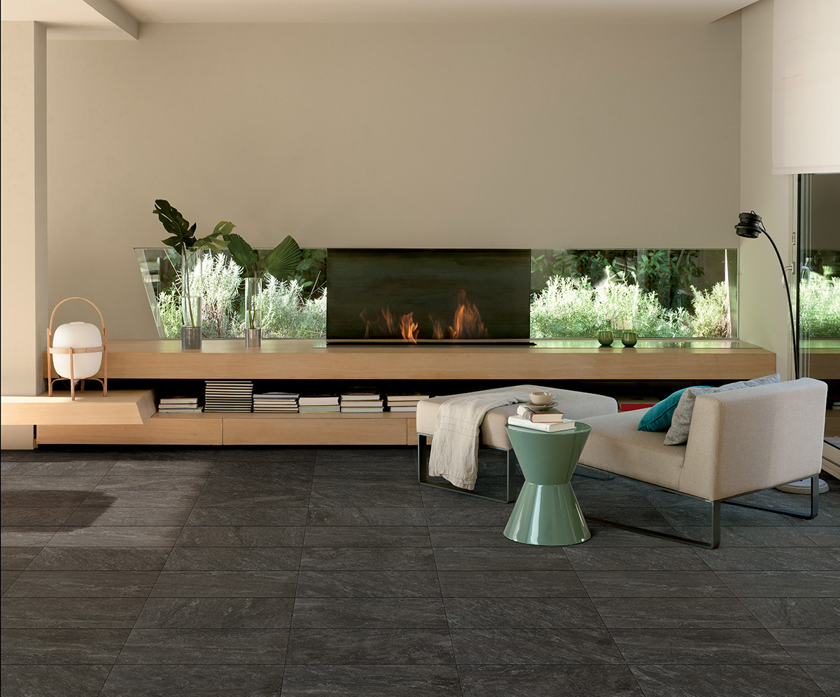 Pavimento e rivestimento in gres porcellanato Grafite serie Cosmos by Saime Ceramica