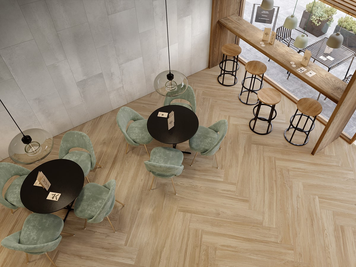 Pavimento e Rivestimento in gres porcellanato Vaniglia serie TUNDRA By Saime Ceramica