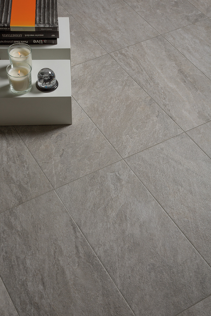 Pavimento e rivestimento in gres porcellanato Cemento serie Cosmos by Saime Ceramica