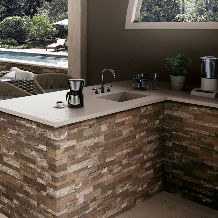 Rivestimento in Gres Porcellanato serie Tiffany BROWN by Ceramica Rondine