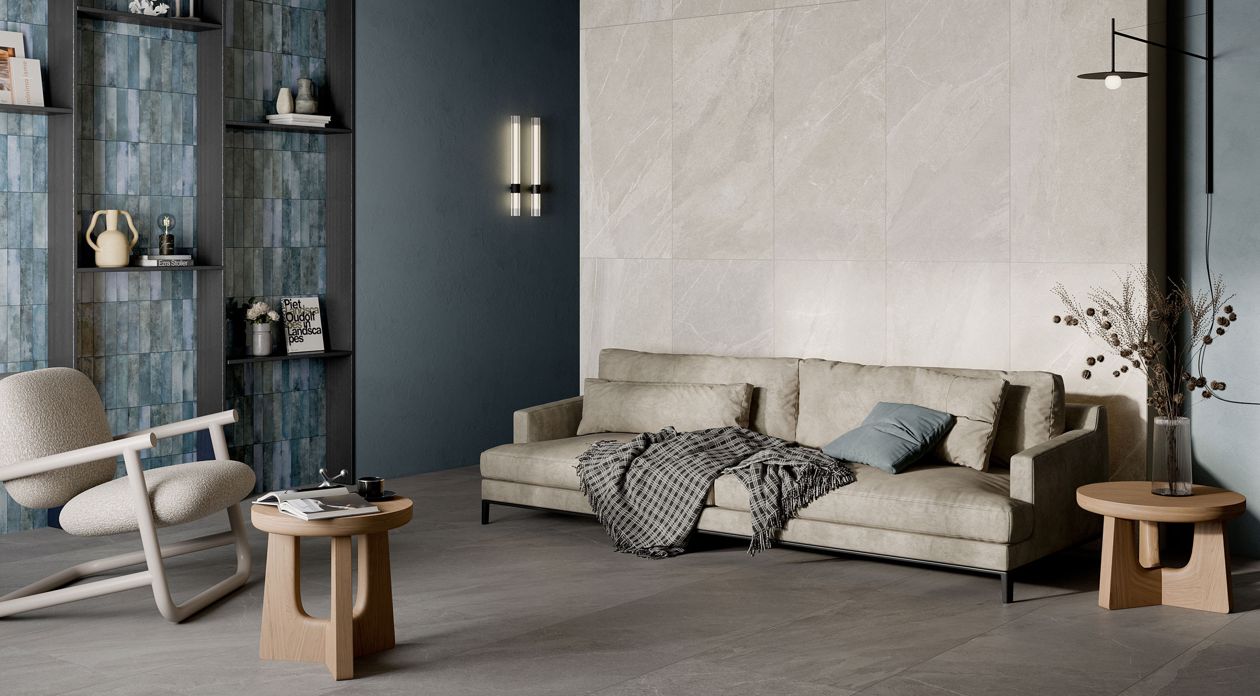 Pavimento e rivestimento in gres Angers Olive Advance by Ceramica Rondine
