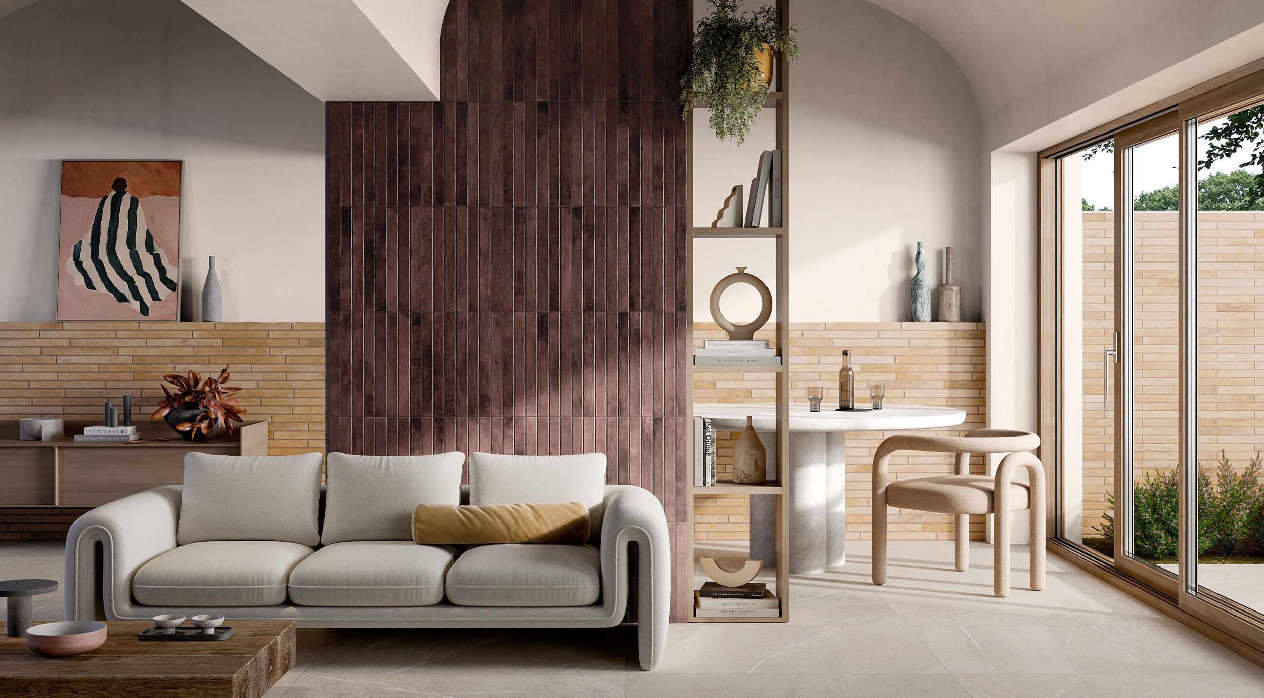 Rivestimento in gres porcellanato smaltato brick generation colore NAPA serie NOLITA by Ceramica Rondine