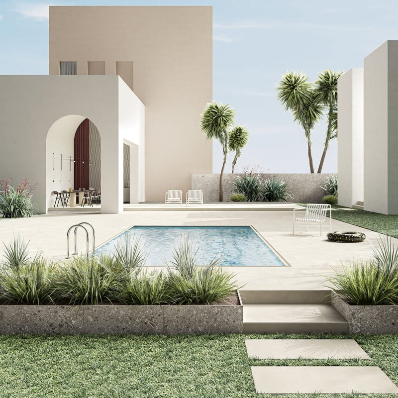 Pavimento in gres porcellanato galleggiante 2 cm HWD210 60x120 Del Conca