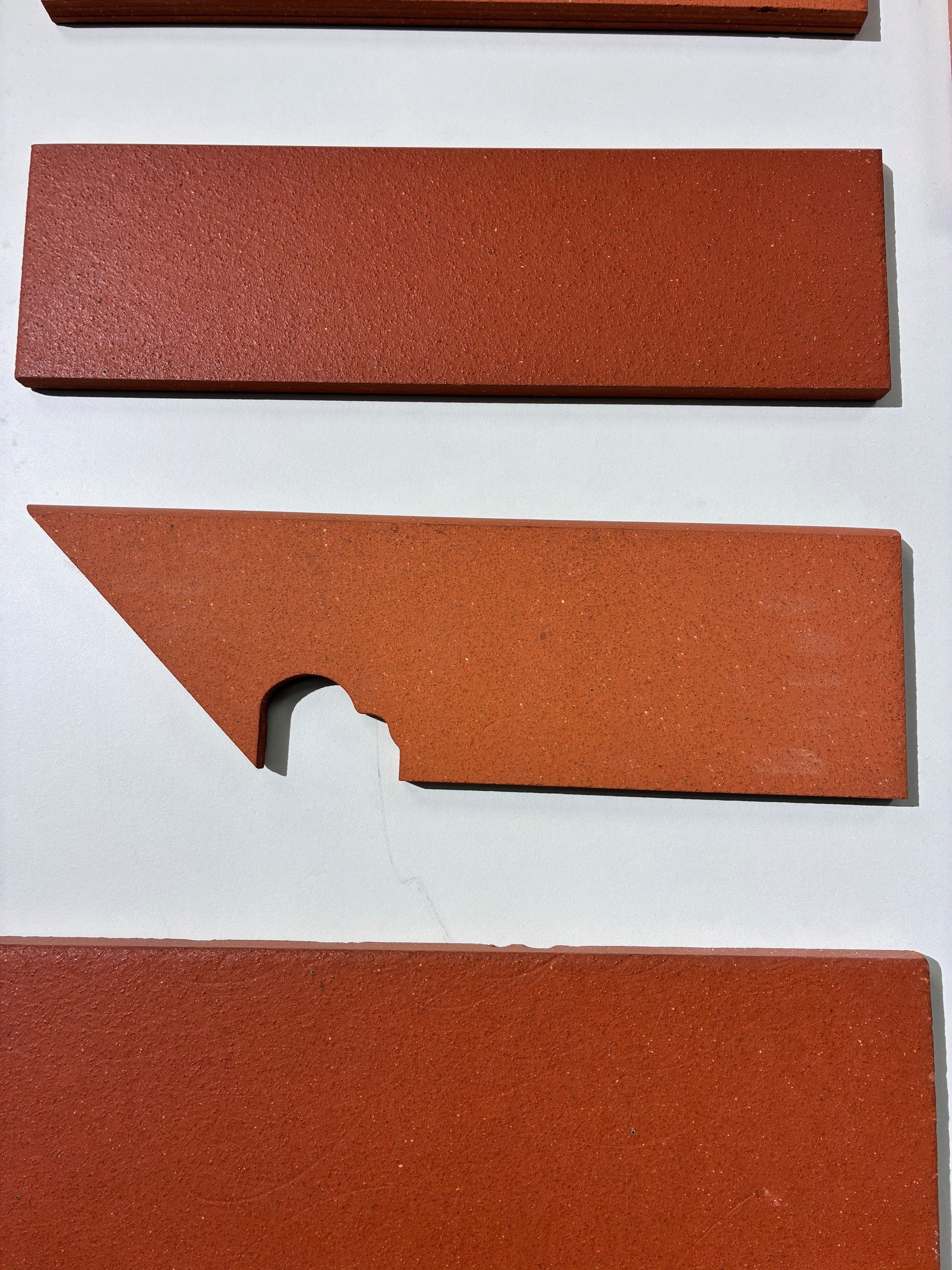 Battiscopa per gradino in cotto arrotato presild DX/SX