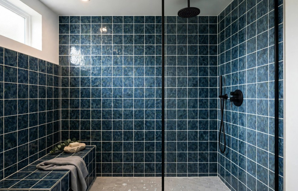 Cementina 15x15 lucida Swimming Venus Blue