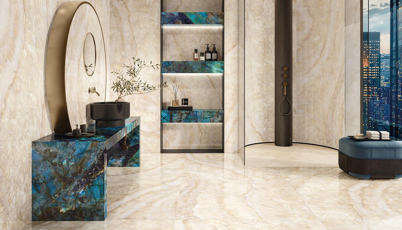 Gres Tele di Marmo Lumia Ivory Gioiello by Emilceramica