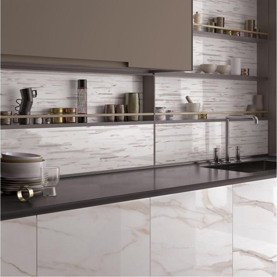 Lastra In Gres Emilceramica Tele di Marmo Reloaded Calacatta Gold Canova Naturale