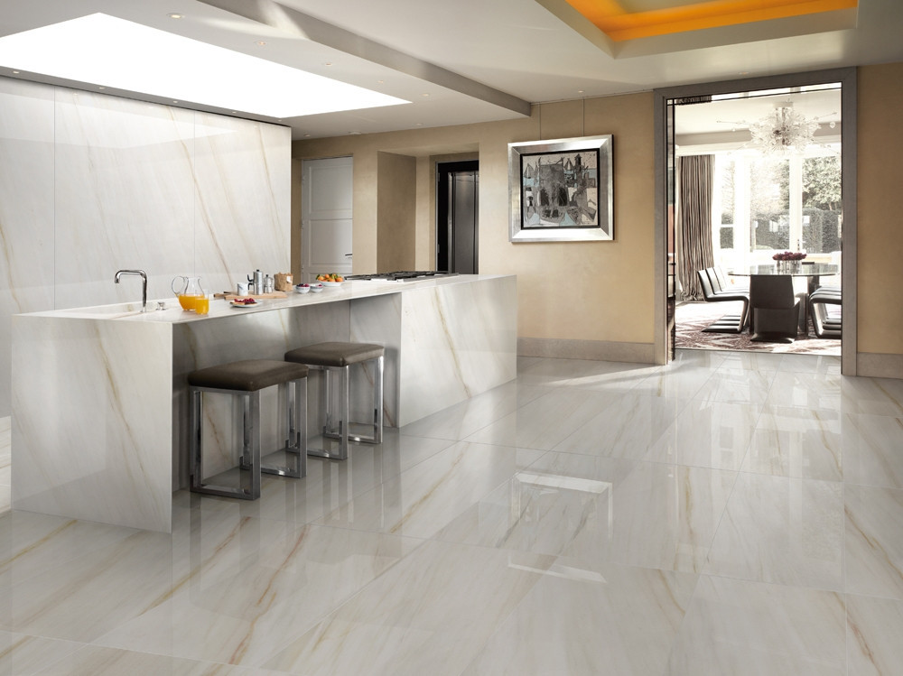 Pavimento e Rivestimento in gres porcellanato Lasa Lucido serie Cave By Saime Ceramica