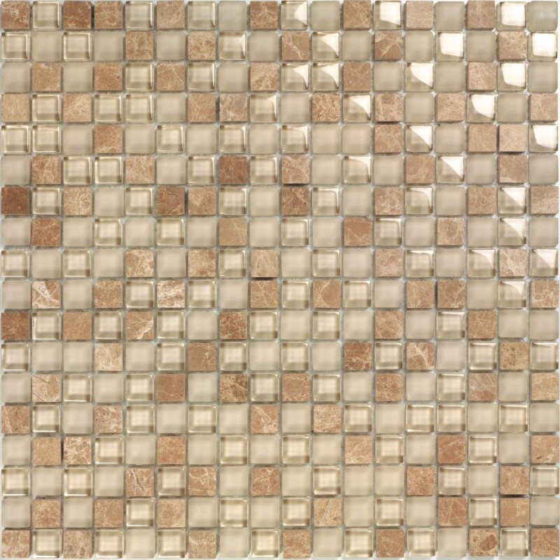 Mosaico Pure & Natural Vitrex Light Emperador Glossy