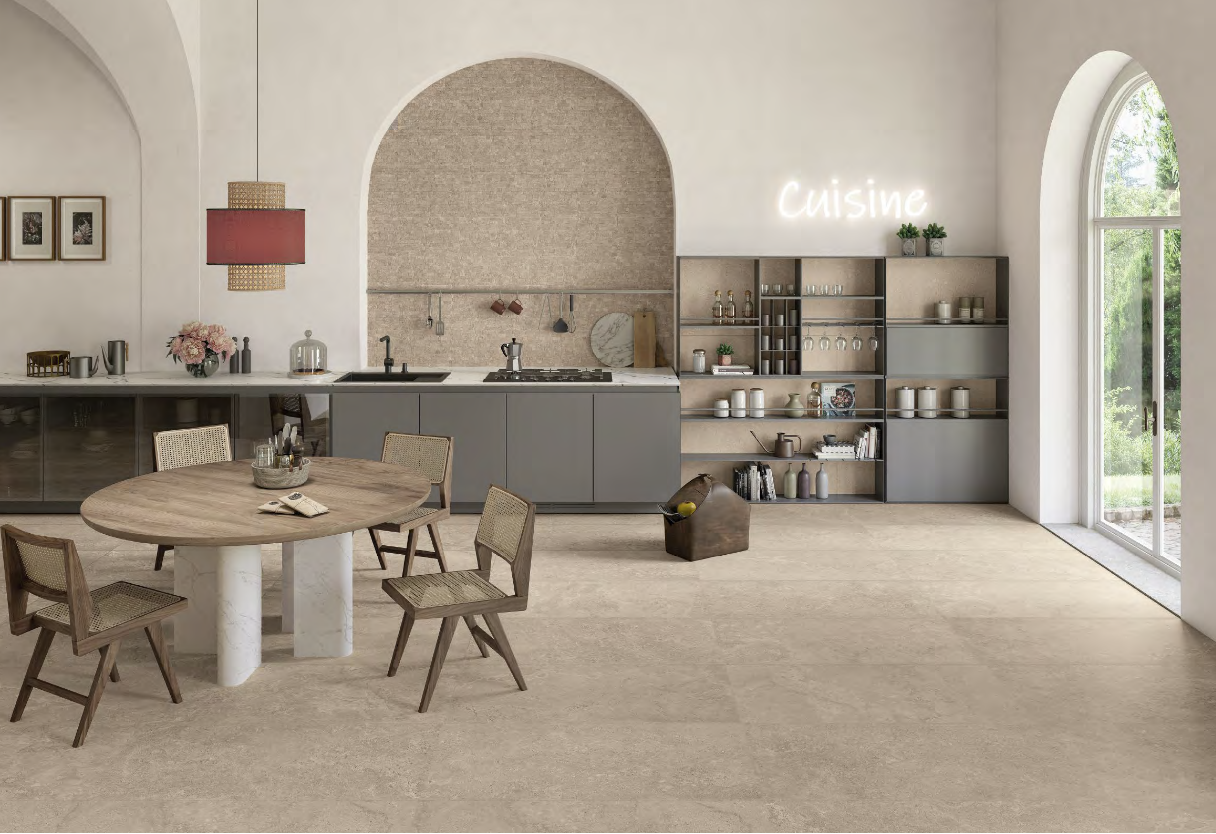Pavimento e Rivestimento in gres Mapierre Naturel Noble Naturale R10 Emilceramica